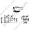 SMA Mount femenino para conector PCB RF