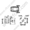 SMA Masculino 4 hoyos Flange Monte Micro-Strip RF Conector