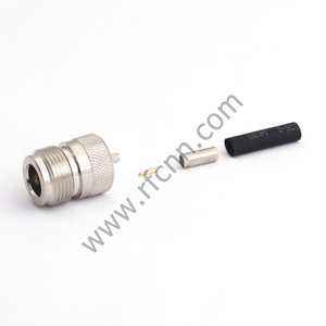 N conector RF hembra para RG174