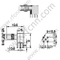 Angulo derecho femenino SSMC para conector PCB RF