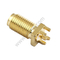 Hembra SMA para el borde de la placa PCB que soldadura el conector RF