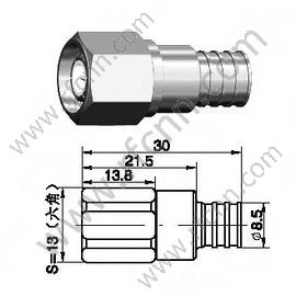 Hombre TNC para conector LMR240 RF
