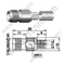 TNC hembra para conector LMR300 RF
