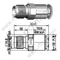 Abrazadera femenina TNC para conector LMR300 RF