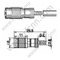 1.0 / 2.3 Hombre para el conector RG179 RF