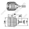 N Hombre para RG316 RF Conector