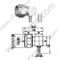 Conector RF de ángulo recto para RG179