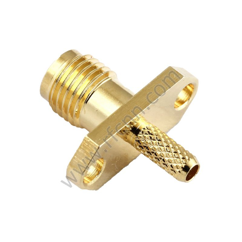 Brida del rectángulo del engarño de la hembra SMA para el conector RG316 RF