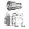 DIN 7/16 hembra para el conector RG142 RF