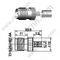 TNC hembra para el conector RG58 RF
