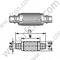 Crimpo masculino MMCX para RG174 RF Conector