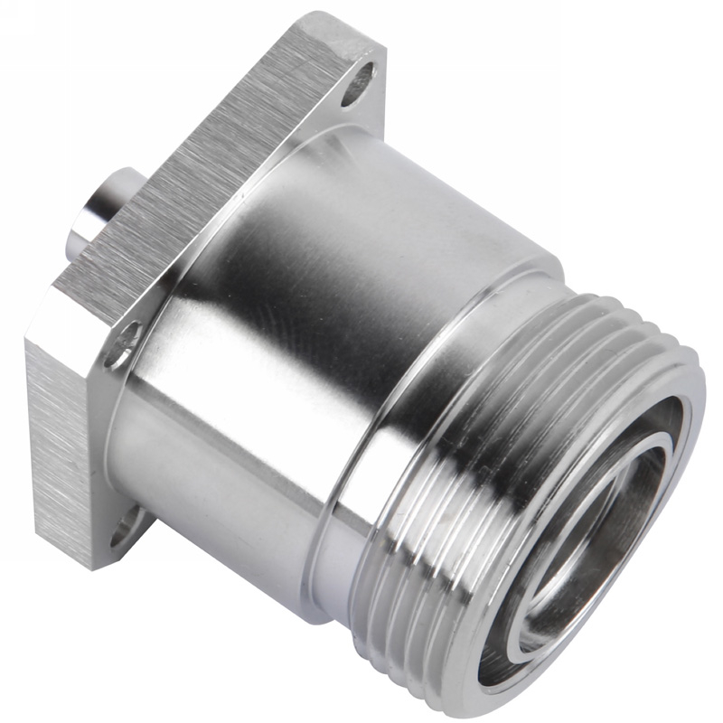 DIN 7/16 Flange femenino MicroStrip Conector RF-Tipo de glorde