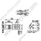 SSMC hembra para conector PCB RF