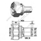 DIN masculino 7/16 para 3/8 "Conector de RF súper flexible