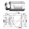 DIN masculino 7/16 por 1 1/4 "Conector de RF Super Flexible Cable