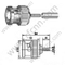 Macho BNC para RG174 RF Conector