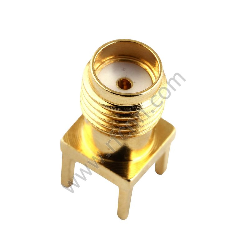 SMA hembra recta a través del agujero para el conector PCB RF