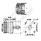 Conector DIN 7/16 FERMANO MONTAJE DE RF RF