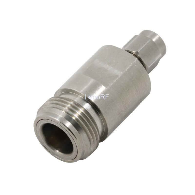 N Jack a SMA Plug RF Adapter