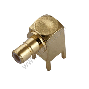 Ángulo recto masculino de SMB para conector PCB RF