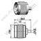 N Crimp masculino para el conector RG402 RF