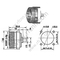 DIN 7/16 hembra para cable semi-rígido RG402 Conector RF