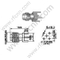 Hombre SSMA para conector PCB RF
