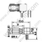 Ángulo recto de Crimp Male SSMC para RG178 RF Conector