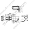 F ángulo recto hembra para conector de RF de PCB