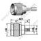 N Hombre para el conector LMR200 RF