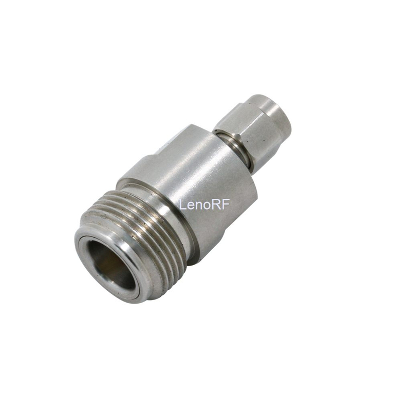 N Jack a SMA Plug RF Adapter