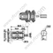 Mini UHF Mujer para RG174 RF Conector