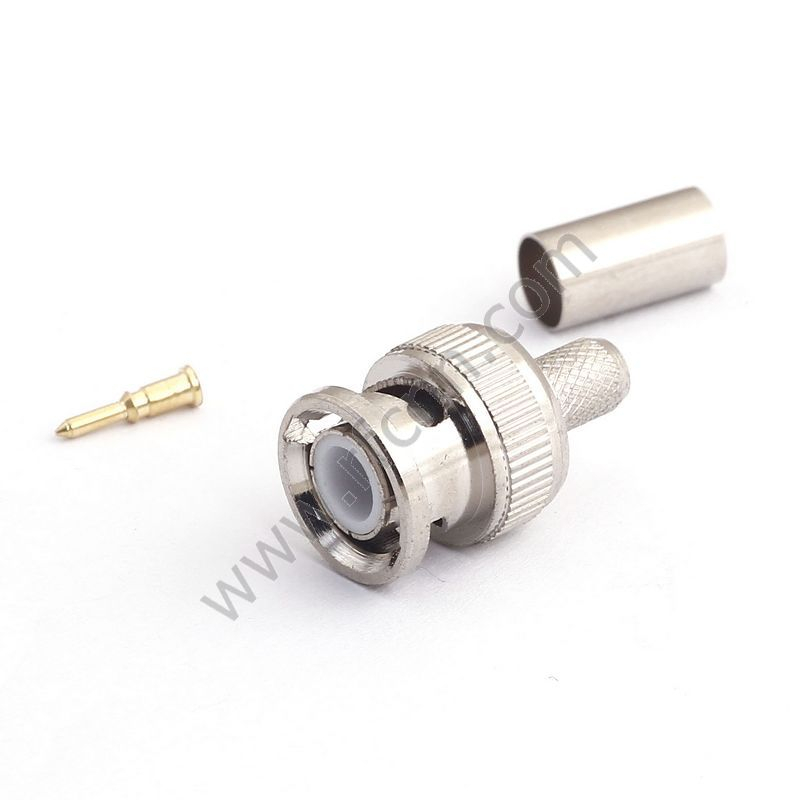 Crimpo masculino BNC para el conector RG58 RF