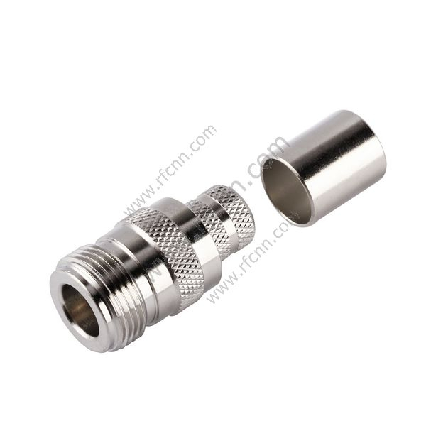 N Crimpo recto hembra para conector LMR400 RF