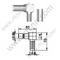 Ángulo derecho femenino SSMB para RG174 RF Conector